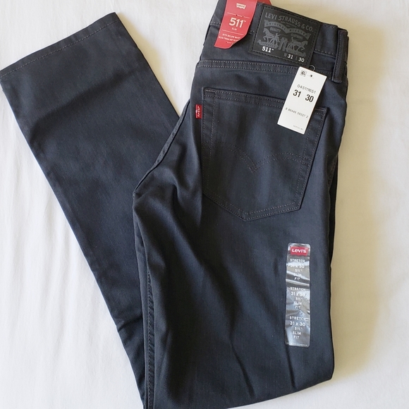 levis 511 charcoal grey